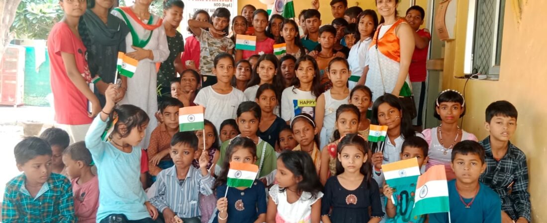 Parivartan (Change We Need)NGO Celebrates 77th Independence Day with Underprivileged Children: A Day of Patriotism, Unity, and Joy