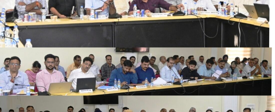 Div Com reviews implementation of Govt Schemes, progress of Development works in Jammu District