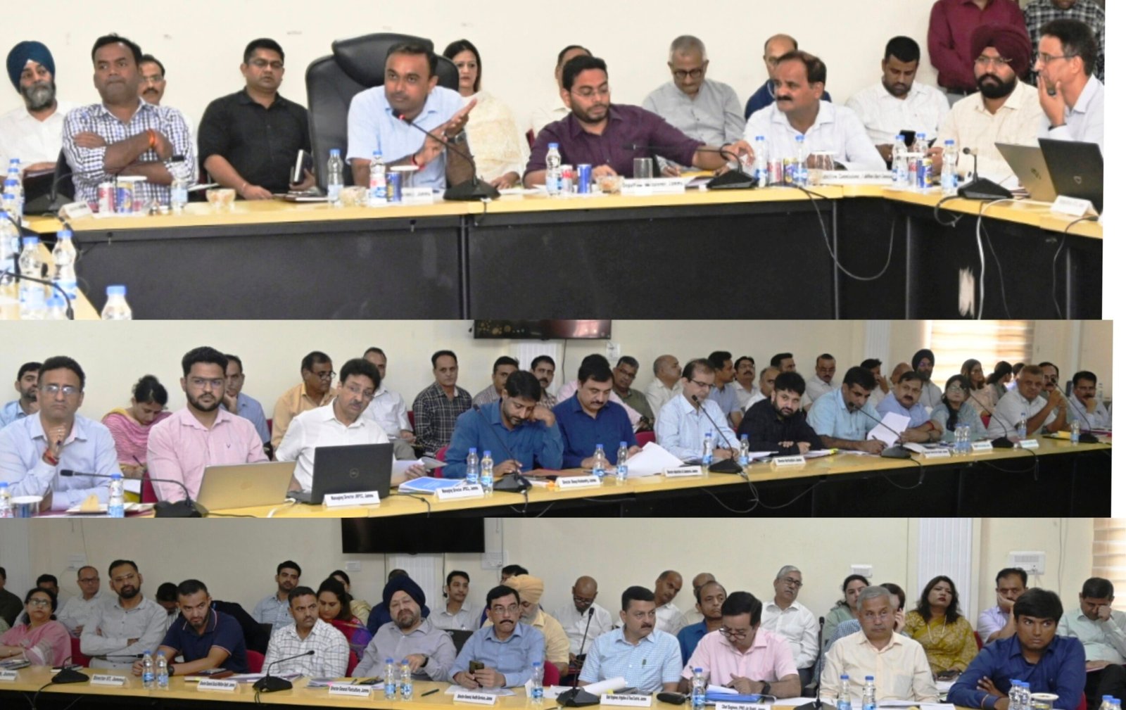 Div Com reviews implementation of Govt Schemes, progress of Development works in Jammu District