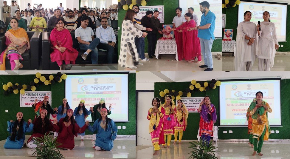 Fortnightly activities on Gandhi Jayanti celebrations concludes in GCW Udhampur