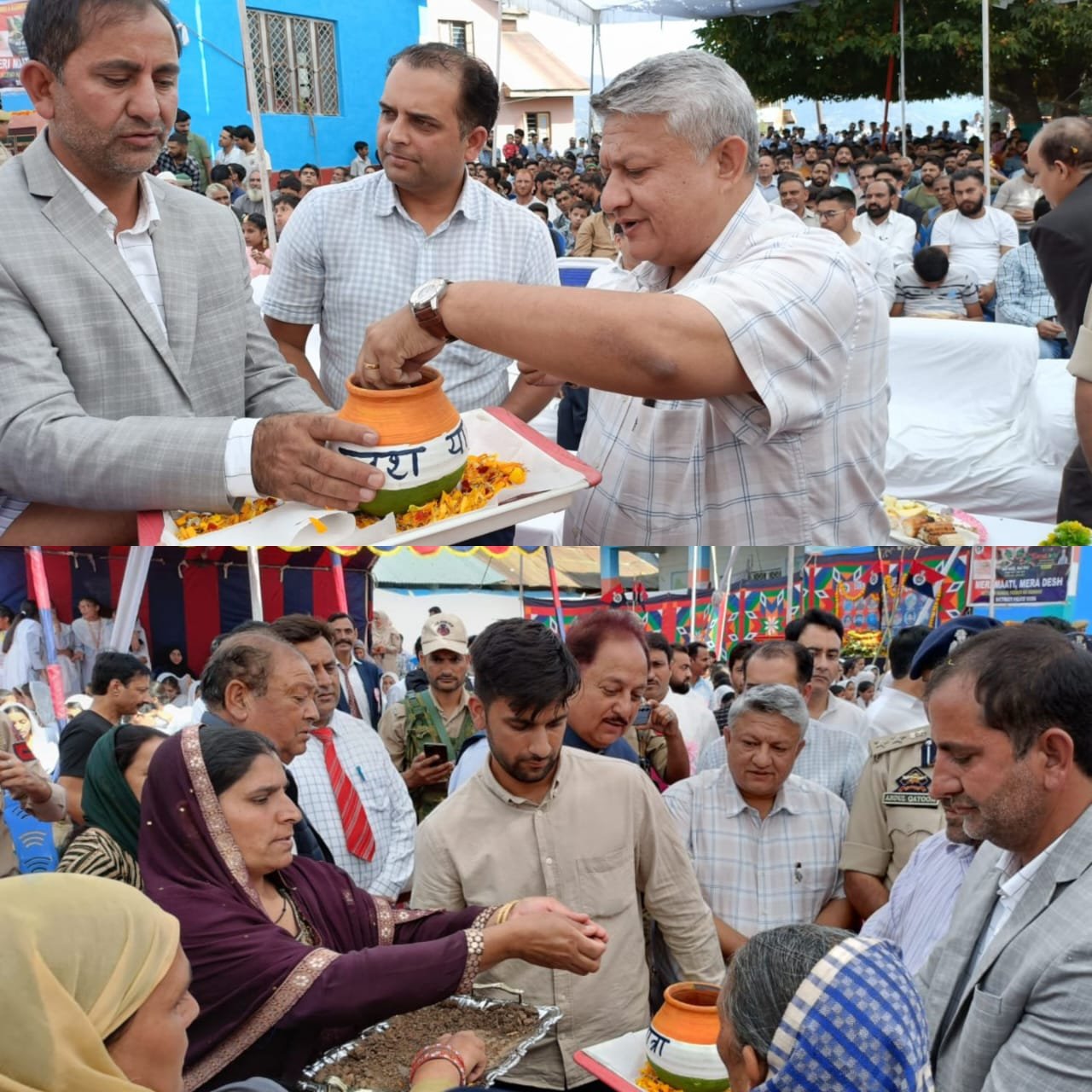 Block level Mitti Yatra organised amid grand celebrations at Bhalla