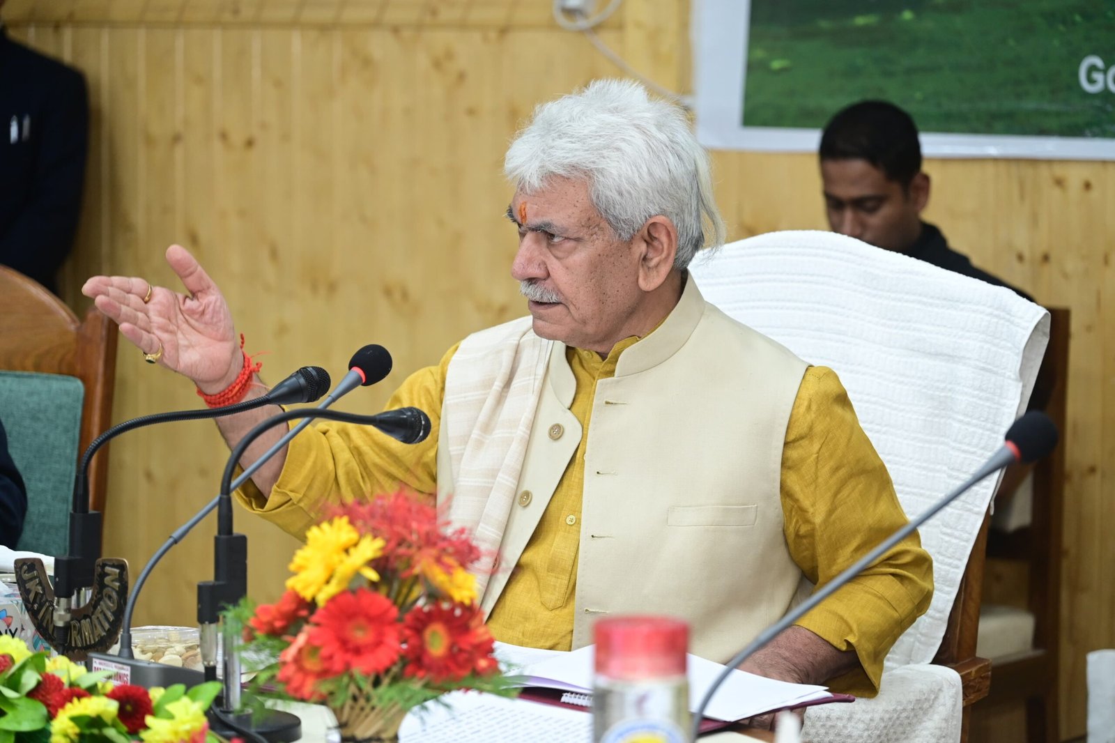 Lt Governor reviews progress of Government’s initiatives and development works at Kupwara