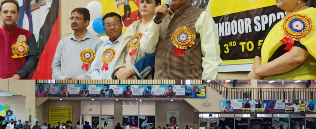 Advisor Bhatnagar felicitates medal winners of 29th Junior National Thang-Ta Championship 2023 at Srinagar