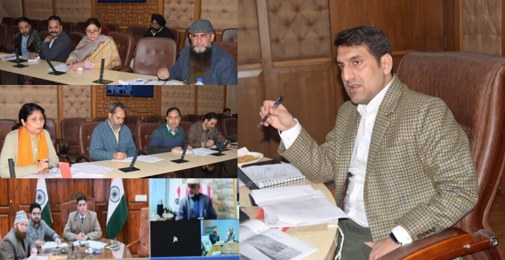 Aijaz Asad reviews construction of Helipads in Gurez Kishtwar hilly districts
