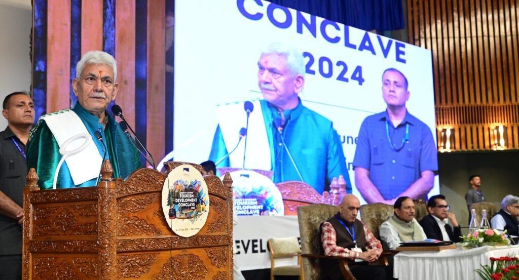 Lt Governor Sh Manoj Sinha addressed JK Tourism Development Conclave 2