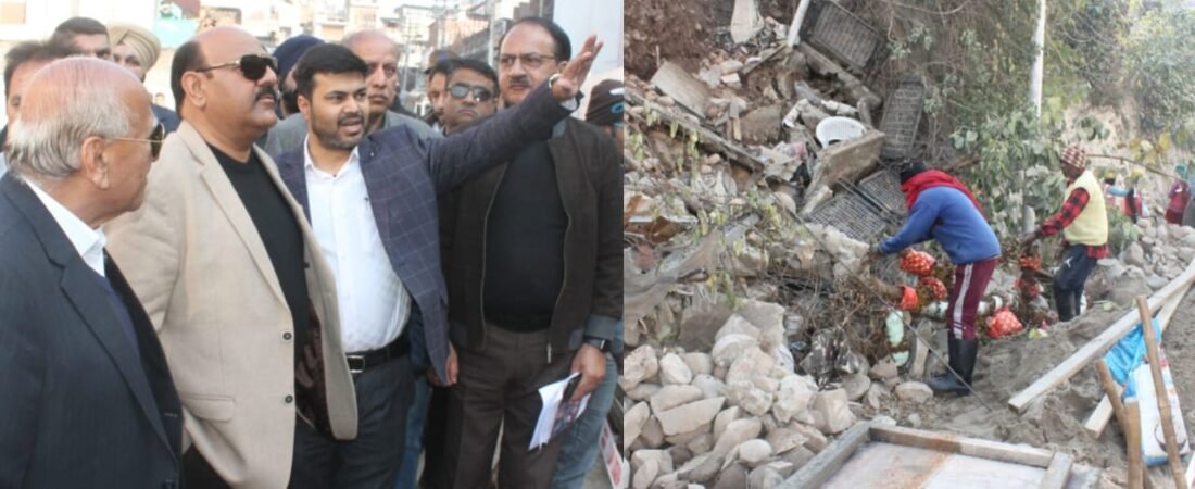 Dy CM inspects Smart City works; asks to fast pace Jammu beautification