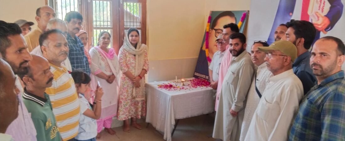 Ambedkar Jayanti celebrated with great fervour at Dehma- Udhmapur