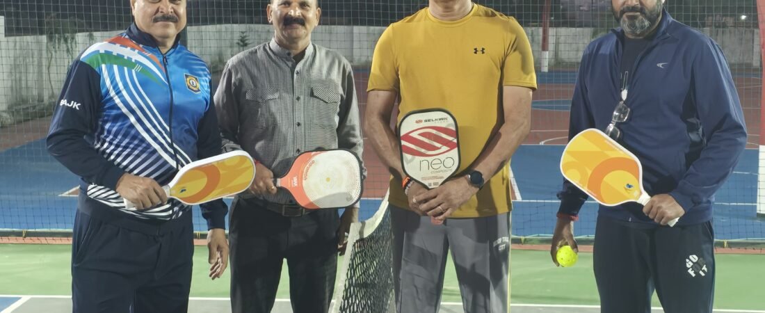 Ranjit Wins Pickleball Gold at 2nd J&K Masters Games