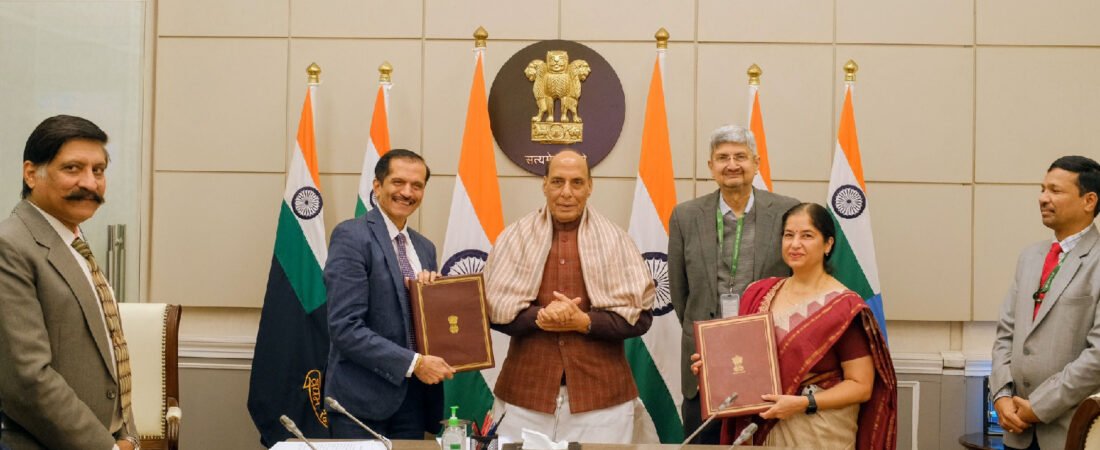 DRDO and Rashtriya Raksha University (RRU) Today Signed an MoU