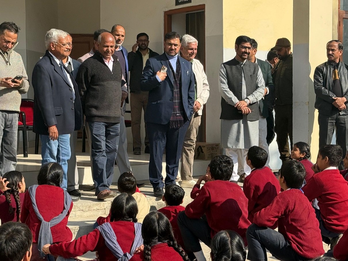 Satish Sharma visits Balgran Channi Rama; reviews facilities, announces sports upgrades