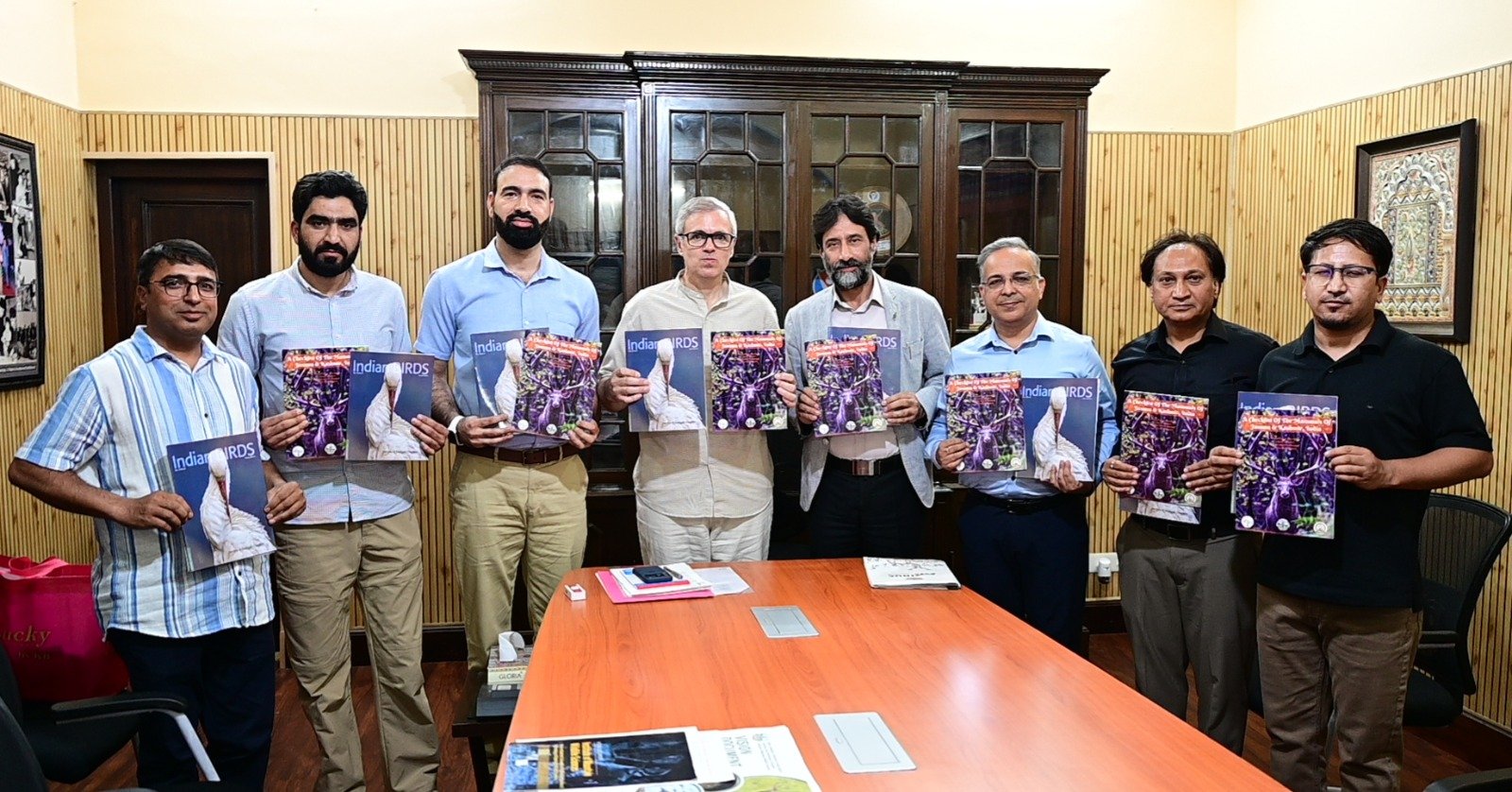 CM Omar Abdullah unveils Sher-i-Kashmir Cricket Club jersey, releases wildlife publication