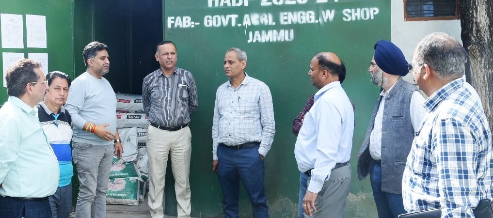 DAJ reviews agricultural activities in Mendhar