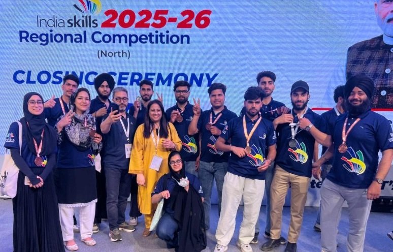 J&K proves its metal at India Skills Contest: Secures Gold in Fashion Technology