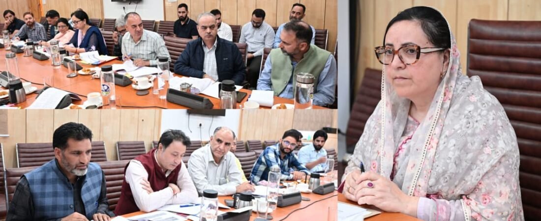 Sustained efforts being made to ensure inclusive, equitable development across J&K: Sakeena Itoo
