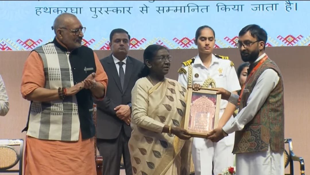 2 Kanihama Weavers Win National Handloom Award 2026