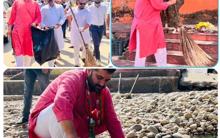 BJP Youth Wing Participates in Nationwide Cleanliness Drive in Jammu